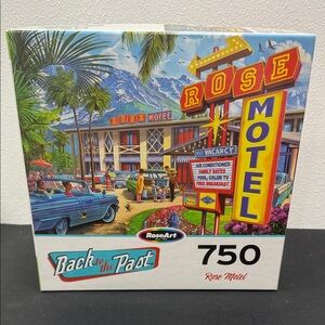 RoseArt Back to the Past 750 piece jigsaw puzzle Rose Motel SALE 🔴3/$25!